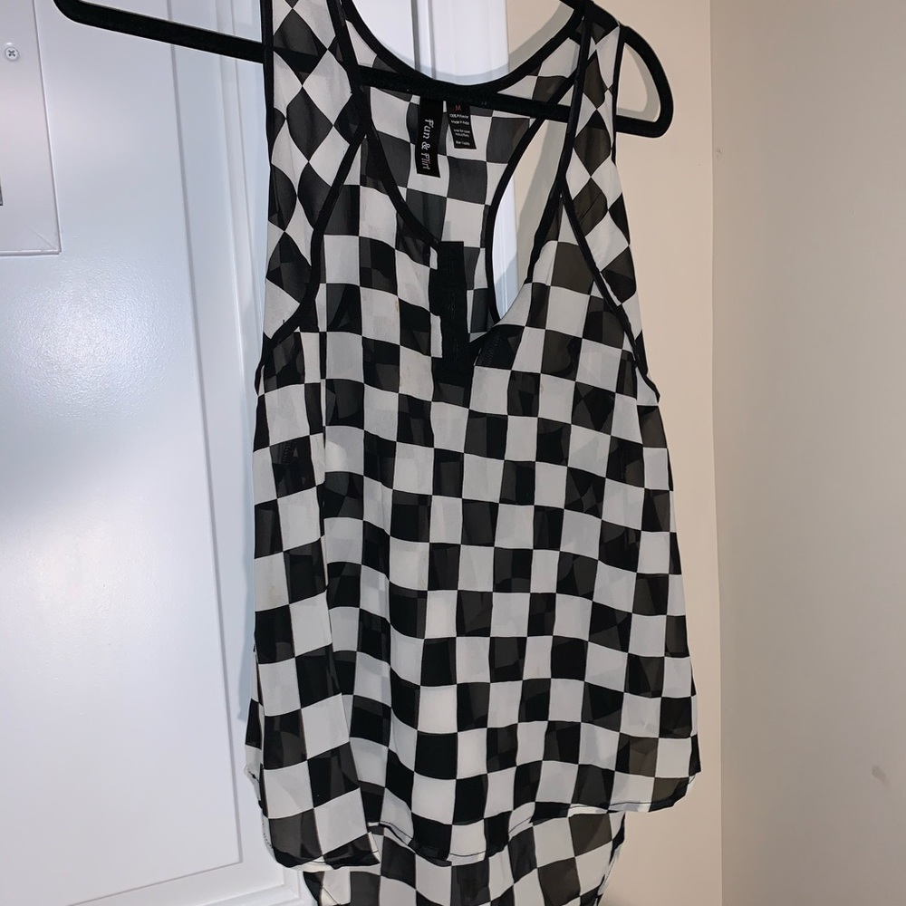 See-through top size M